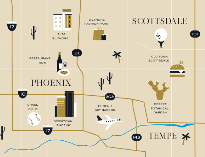 Biltmore Map Graphic